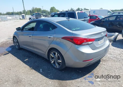 2015 Hyundai Elantra Limited from USA, damaged, VIN KMHDH4AE7FU282307